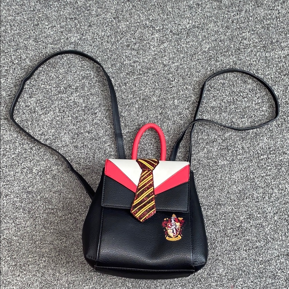 Black and Red Mini Backpack